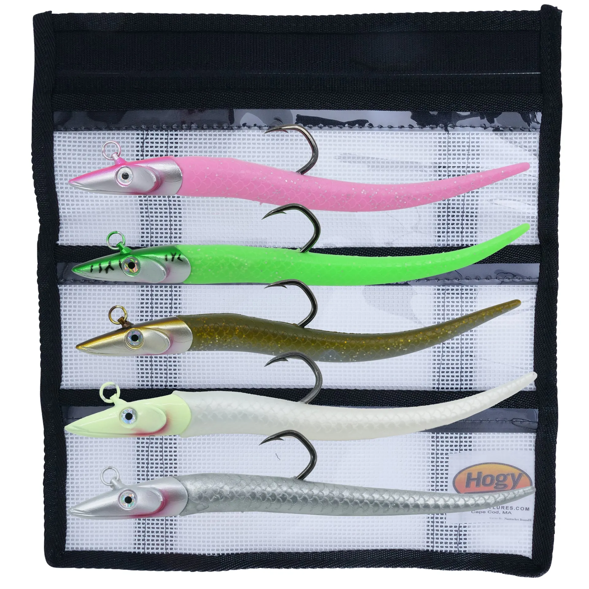4oz Tuna Harness Jig Kit (5pc)   Large Mesh Jig Storage Bag