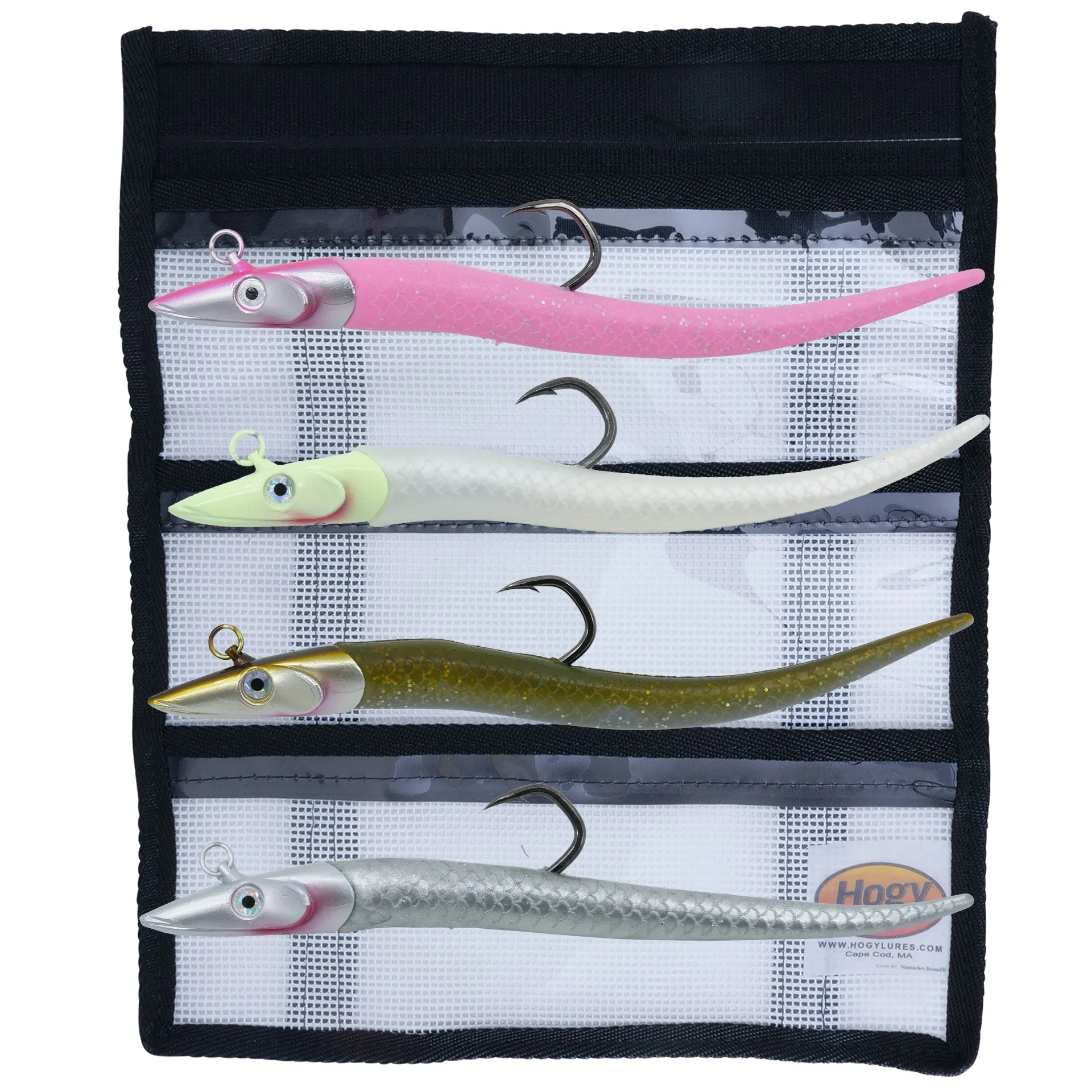 8oz Tuna Harness Jig Kit (4pc)   Large Mesh Jig Storage Bag