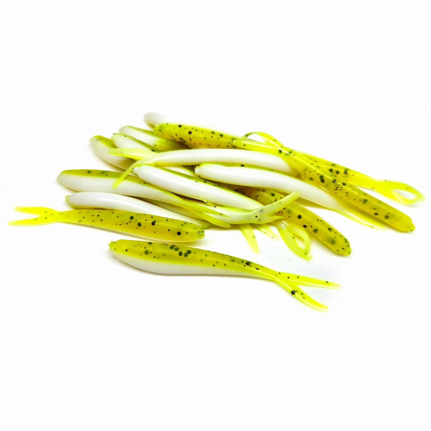 Chartreuse/White - Split-Tail Minnow