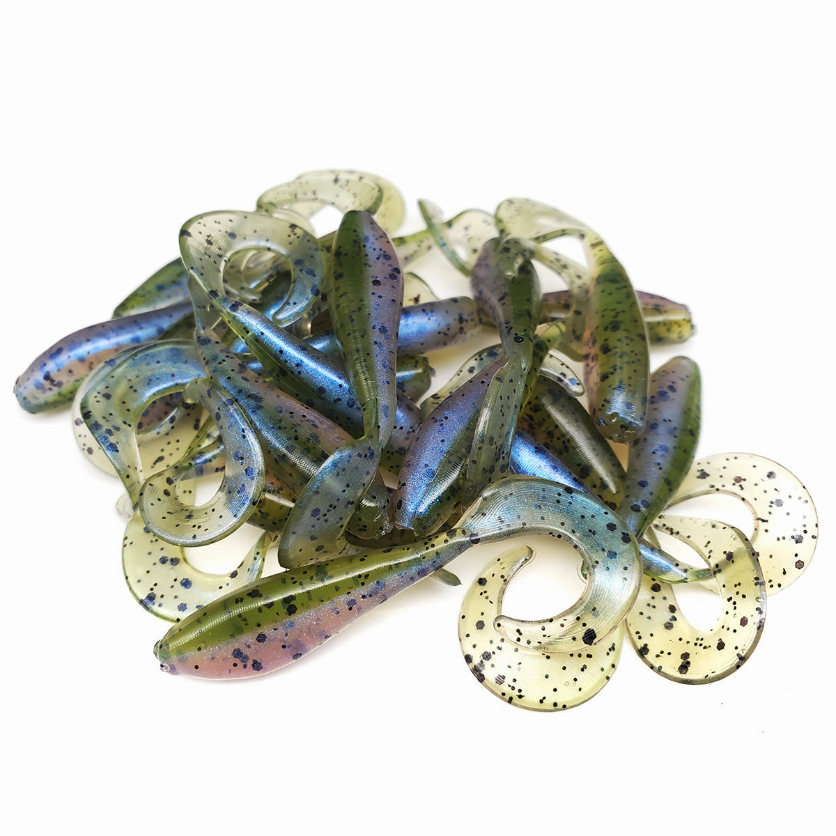 Electric Watermelon - Curly Tail Shad Body