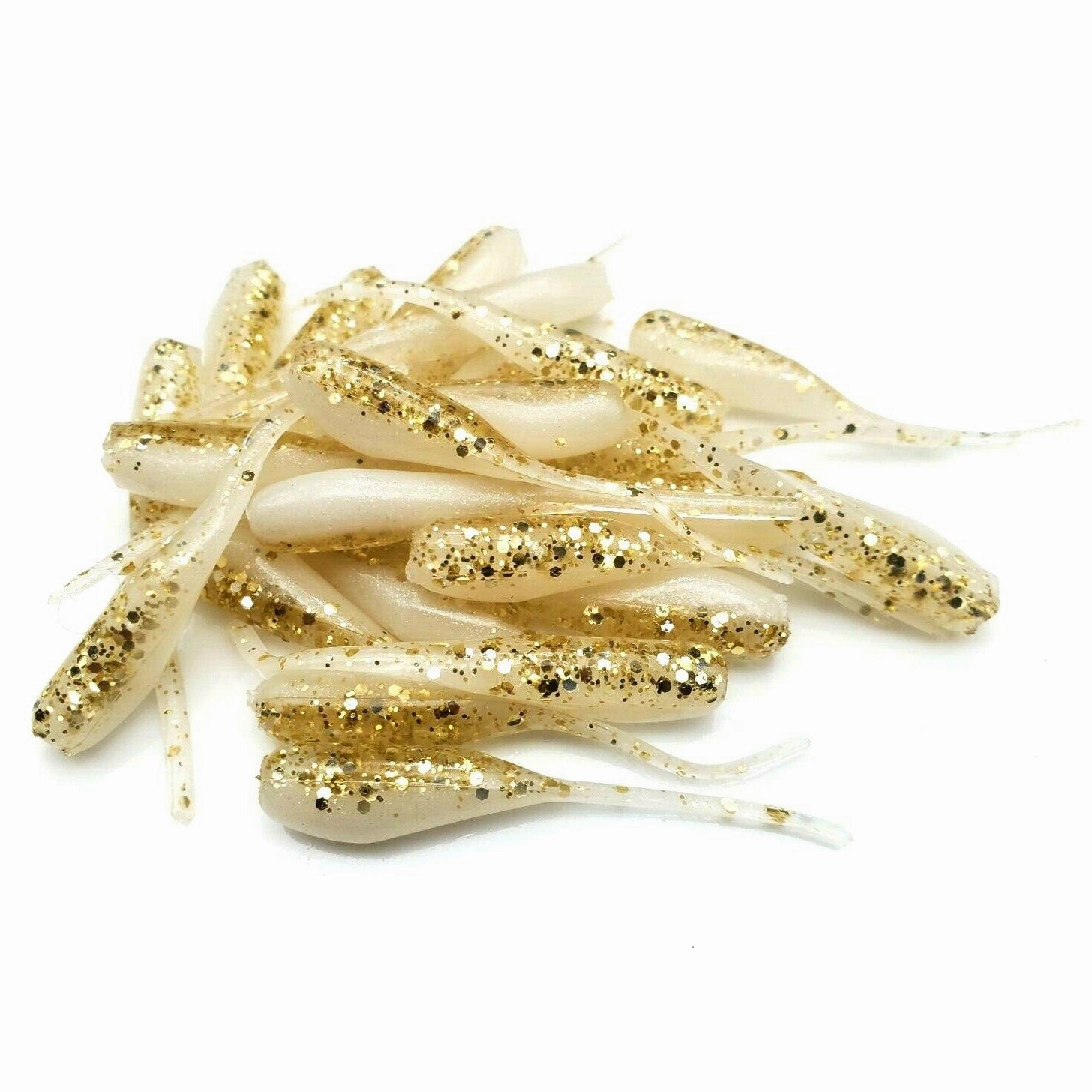Gold Shiner - 1" Micro Shad Stinger Tails