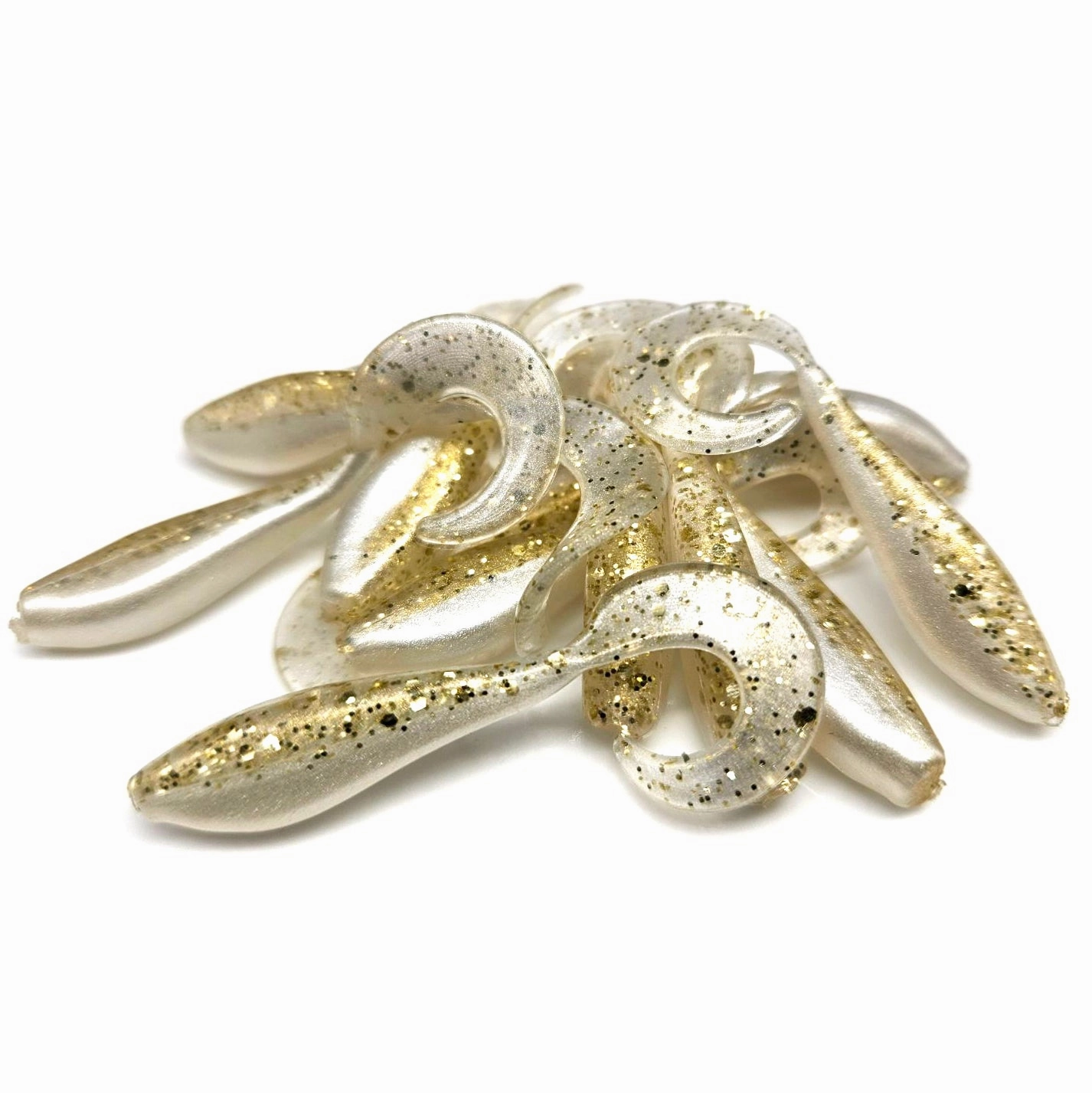 Gold Shiner - Curly Tail Shad Body