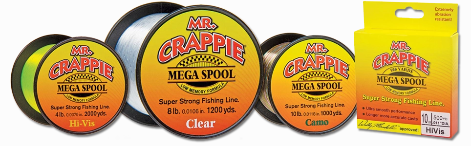 Mr. Crappie Mega Spool Line