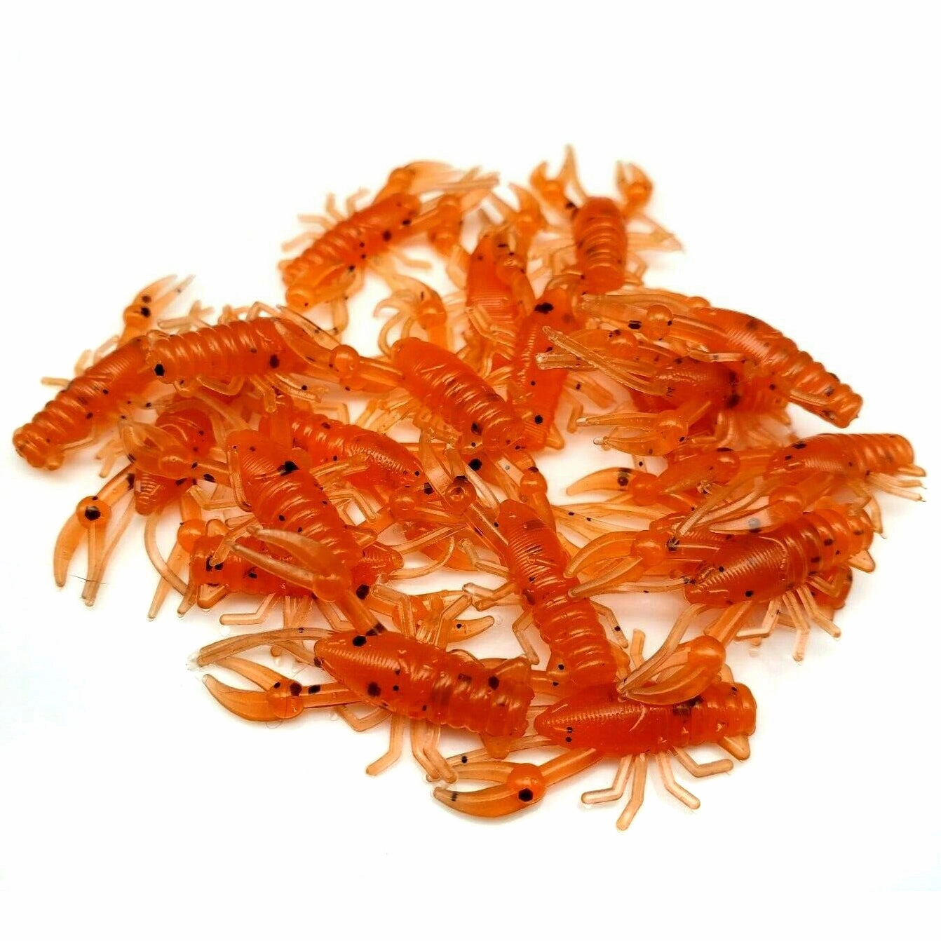 Orange Crawdad - 1" Micro Craw