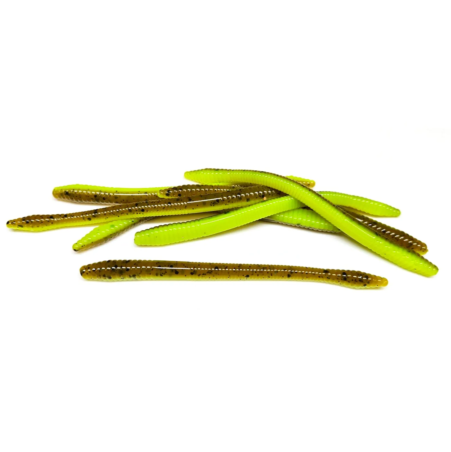 Pumpkin Chartreuse - Finesse Worm