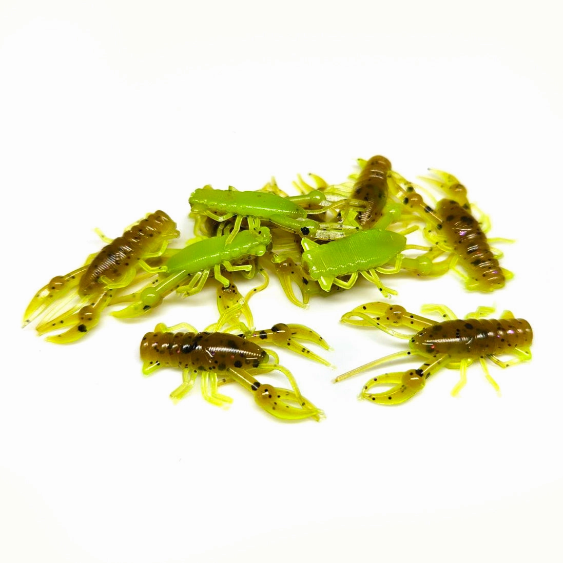 Pumpkin Chartreuse - 1" Micro Craw