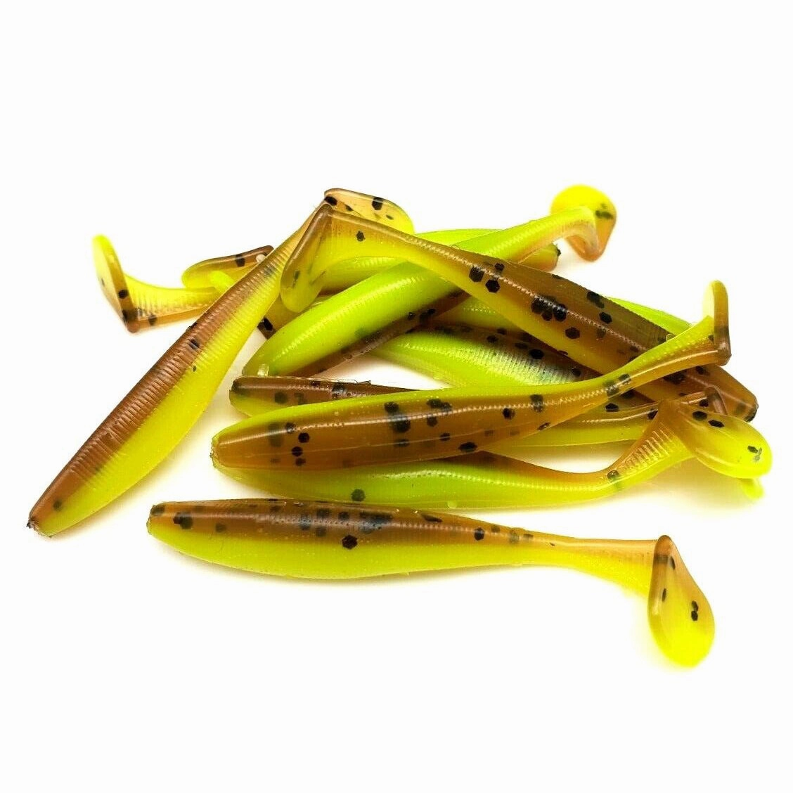 Pumpkin Chartreuse - Slim Shad Minnow