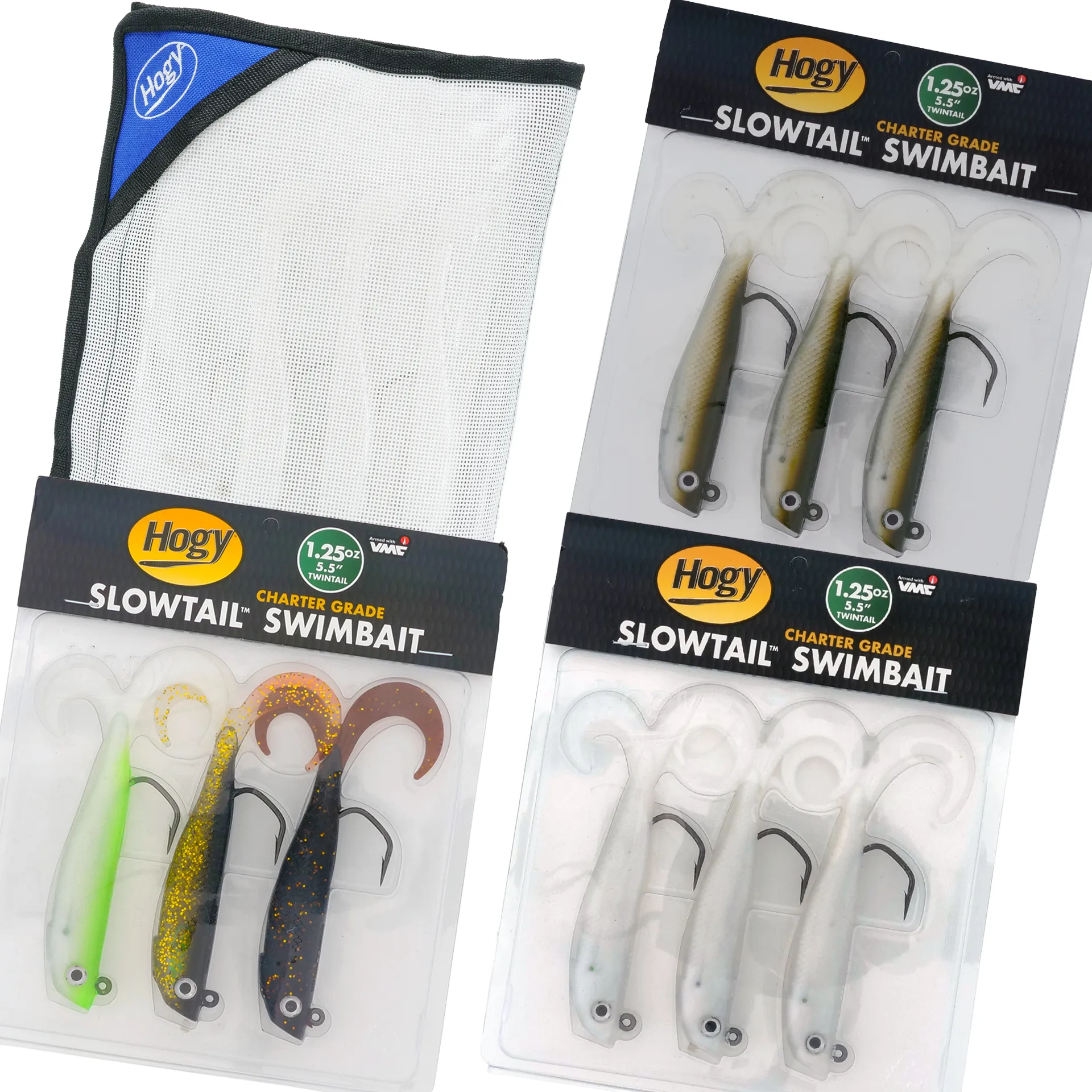 Slowtail Twin Tail Guide Pack: 5.5" 1.25oz Bundle (10pc)